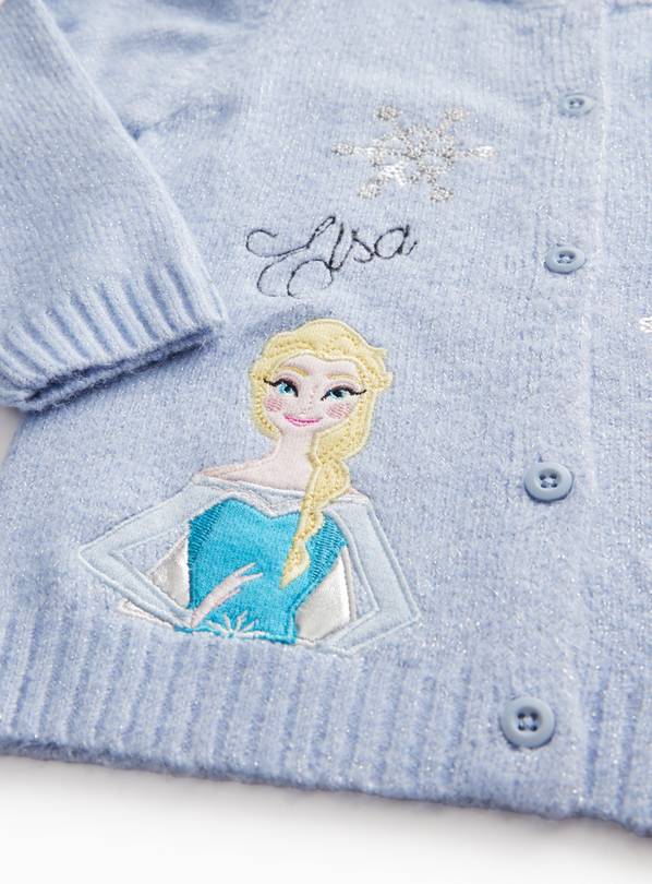 Buy Disney Frozen Blue Knitted Elsa Detail Cardigan 1 2 years Jumpers and cardigans Tu