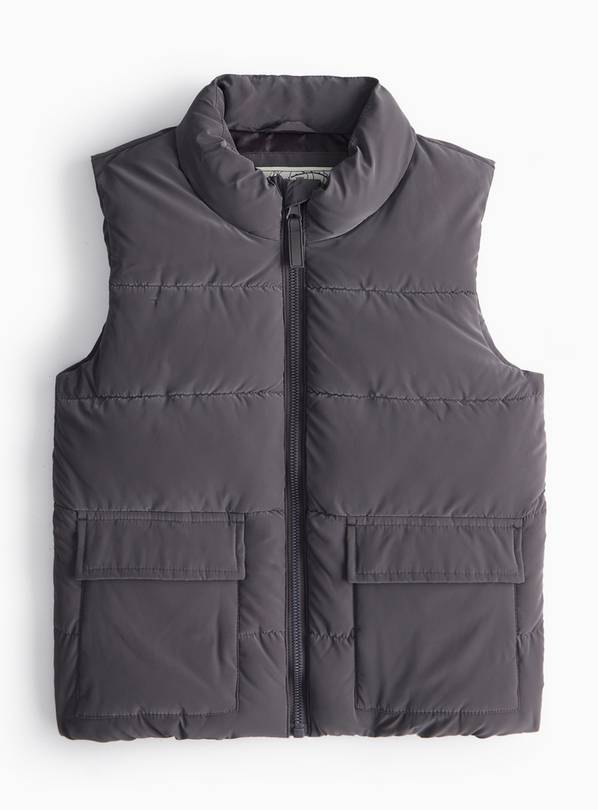 Grey Quilted Gilet 5-6 years