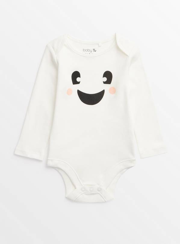 White Ghost Bodysuit 3-6 months