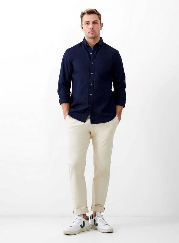 FRENCH CONNECTION Long Sleeve Oxford Shirt S