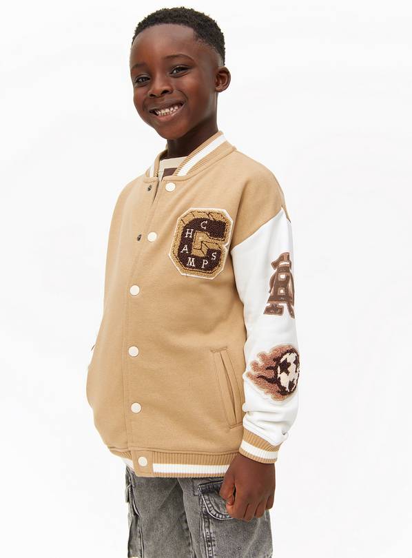 Stone Varsity Bomber Jacket 5-6 years