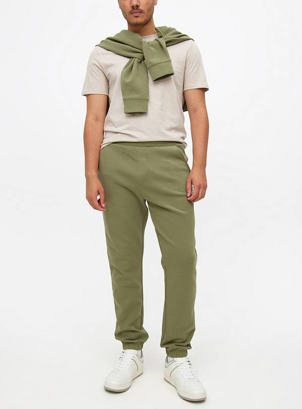 Khaki Elevated Joggers L