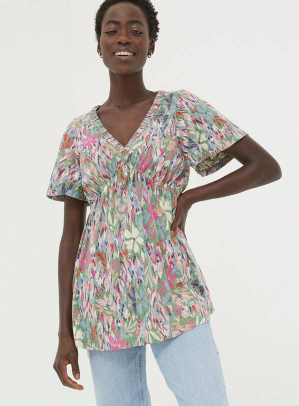 FATFACE Frankie Expressive Floral Top 24