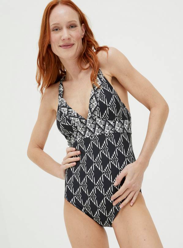 FATFACE Ava Mono Geo Swimsuit 20