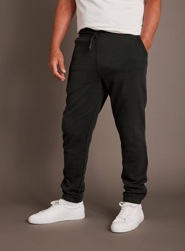 UNION WORKS Dark Green Cuffed Joggers L