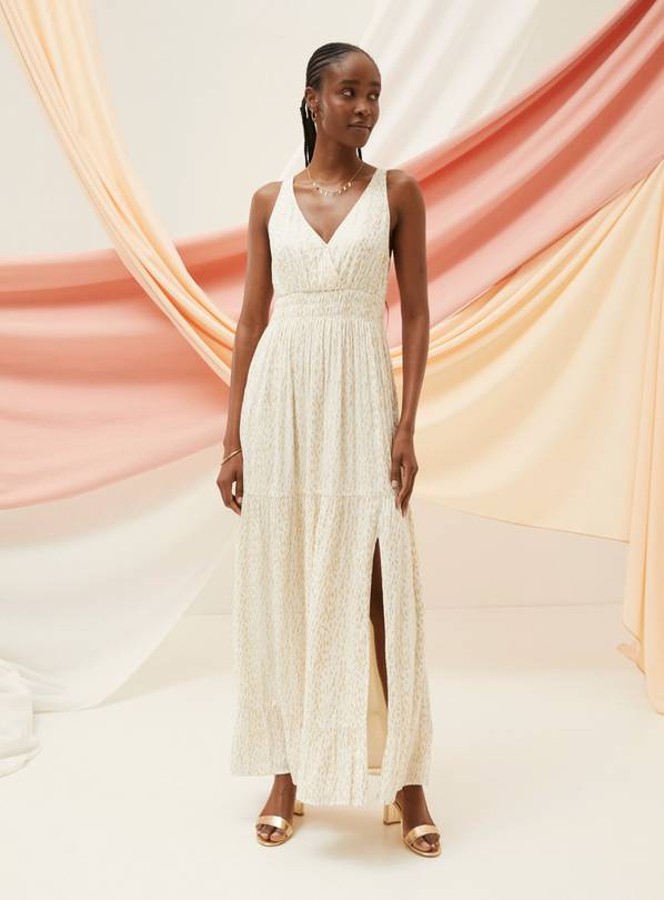 FATFACE Ivy Foil Maxi Dress 18