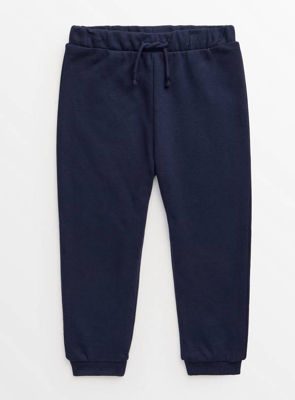 Plain Navy Joggers 1-2 years