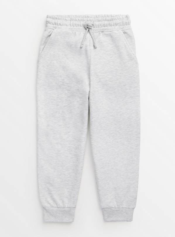 Grey Marl Basic Joggers 8 years