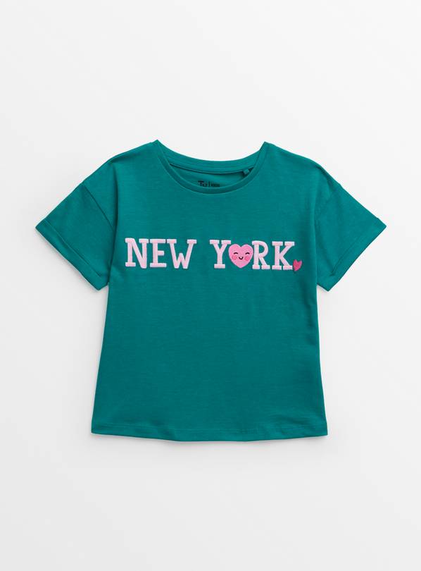 Green New York T-Shirt 1-2 years