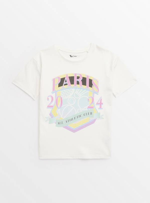 White Paris 2024 T-Shirt 5 years