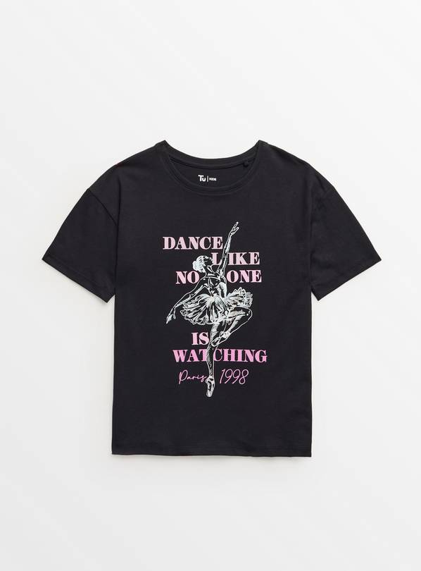 Dancing Print Short Sleeve T-Shirt 8 years