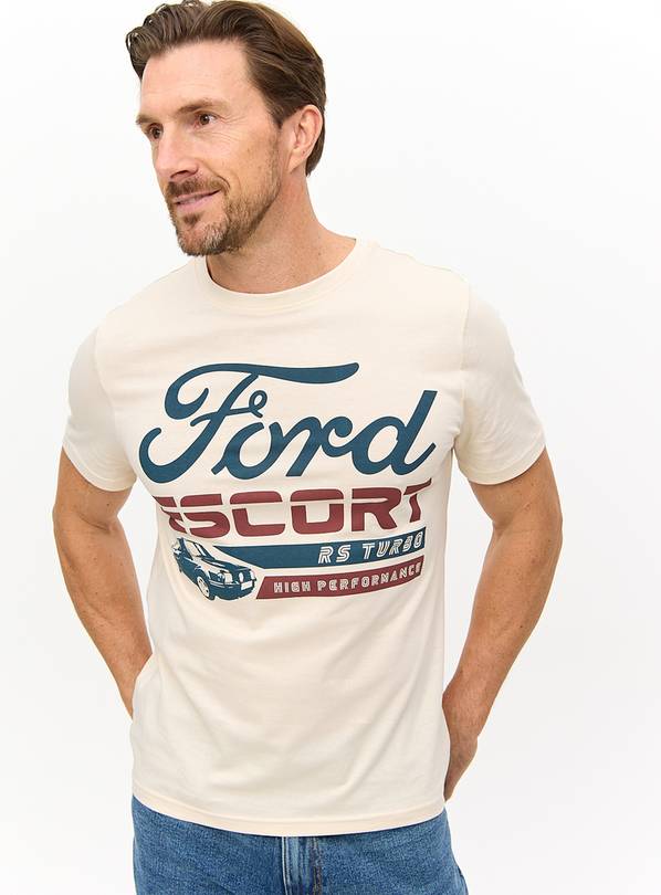 Ford Escort Graphic Print T-Shirt L