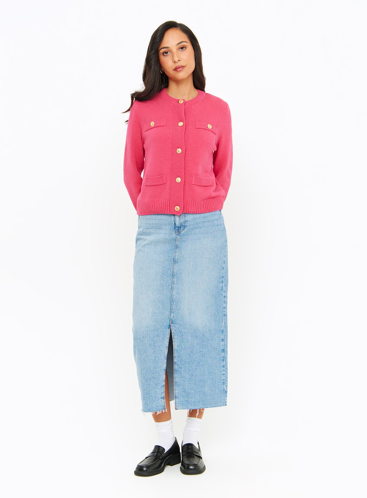 Pink Classic Cardigan 14 - Image 2 thumbnail