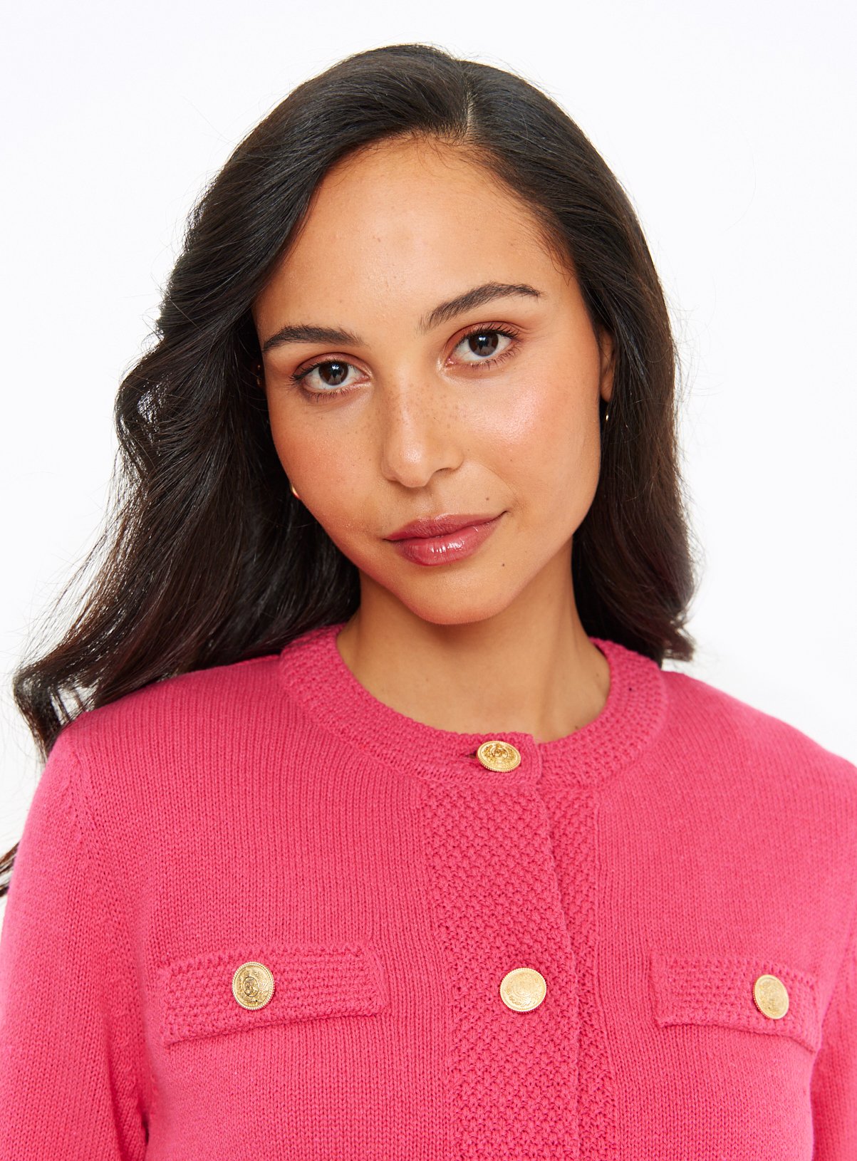 Pink Classic Cardigan 14 - Image 3 thumbnail