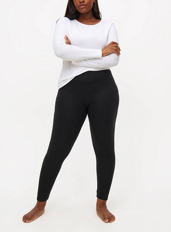 Black Thermal Leggings 2 Pack S