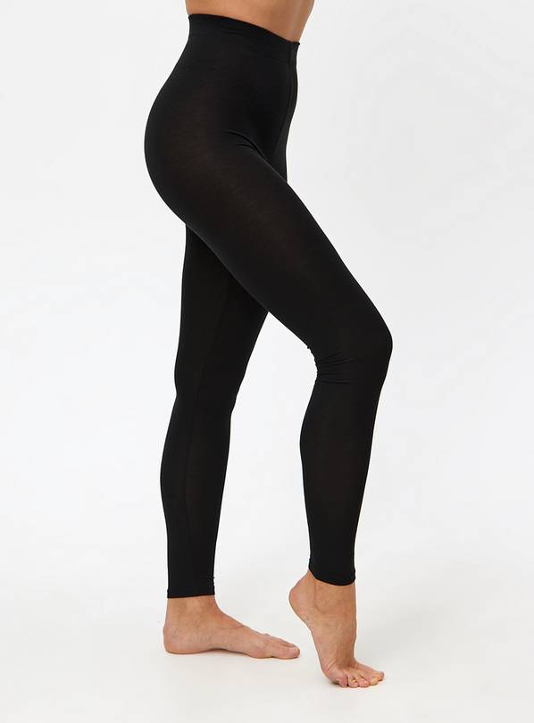 Black Medium-Warmth Thermal Leggings  M