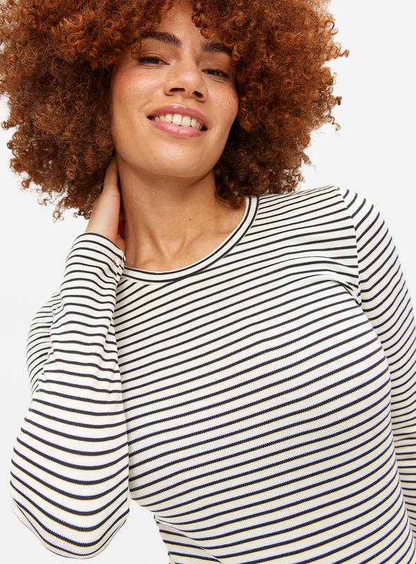 Mono Stripe Maximum-Warmth Thermal Top L