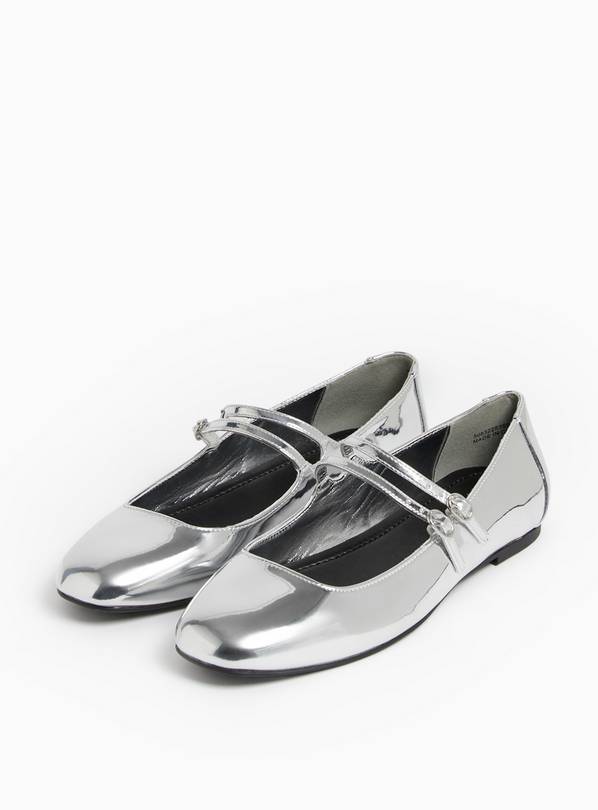 Mirror Silver Ballet Shoes 3