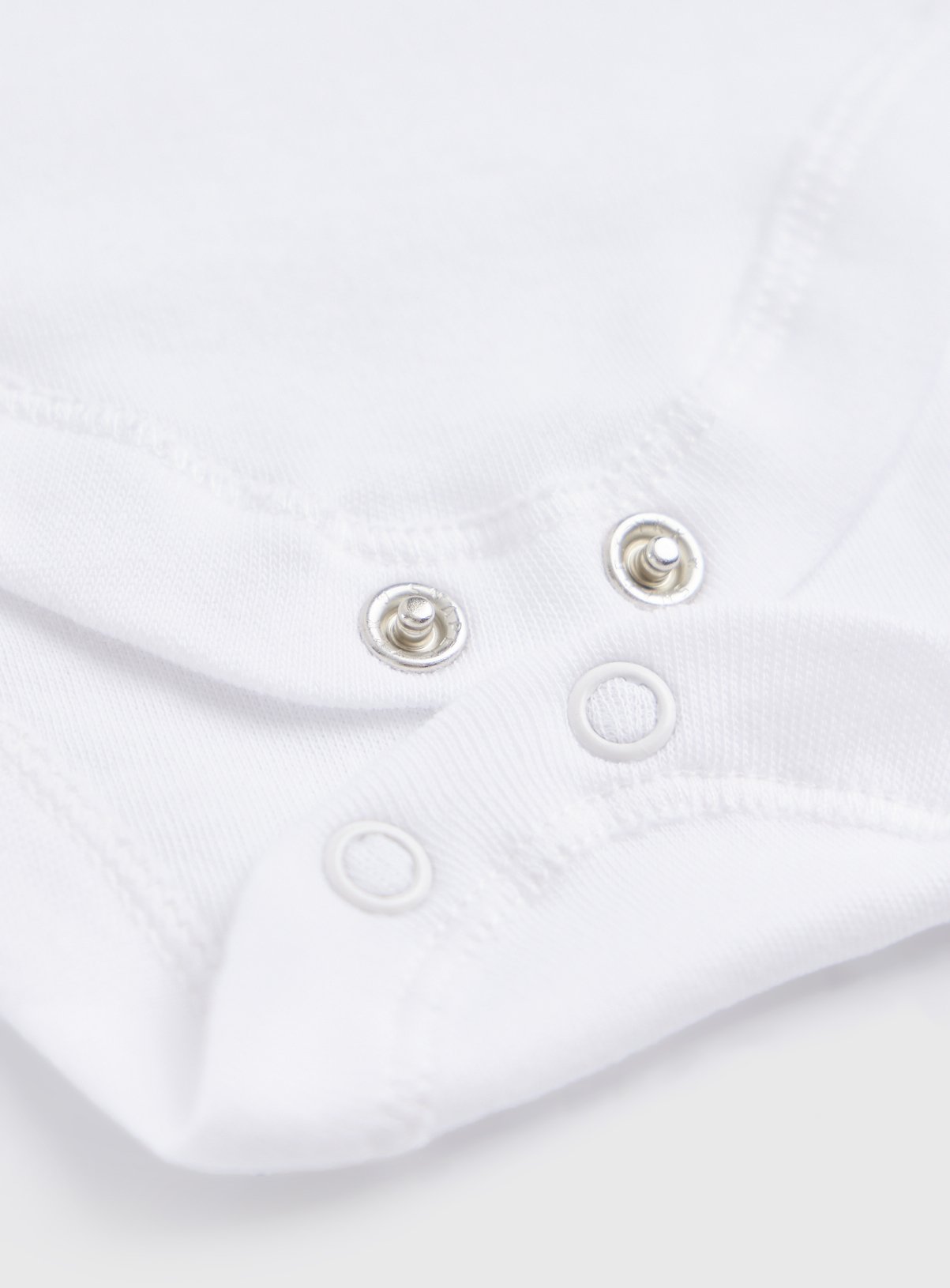 Plain White Sleeveless Bodysuits 7 Pack 9-12 months - Image 2 thumbnail