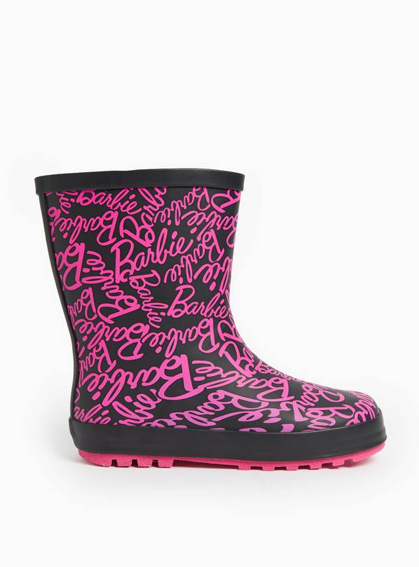 Barbie Slogan Rubber Wellies 8 Infant