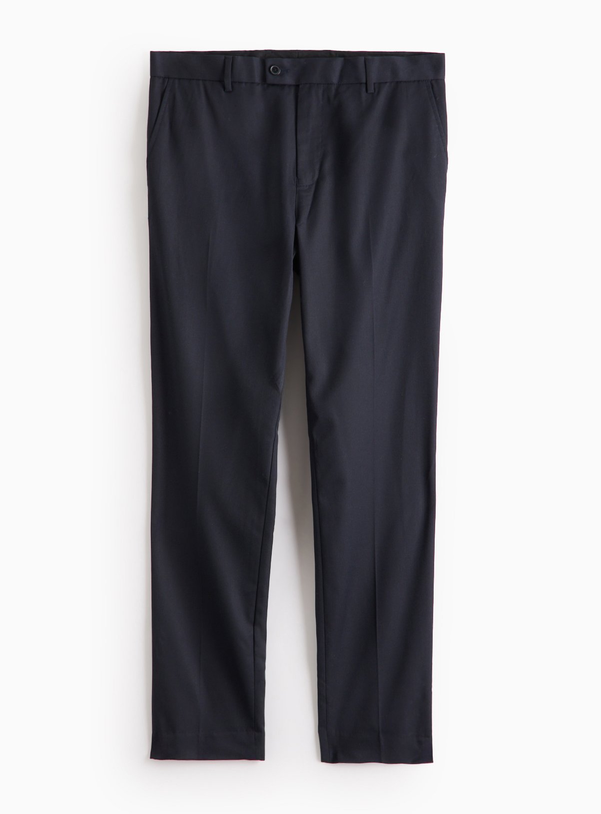 Navy Slim Fit Smart Trousers  W42 L31 - Image 3 thumbnail