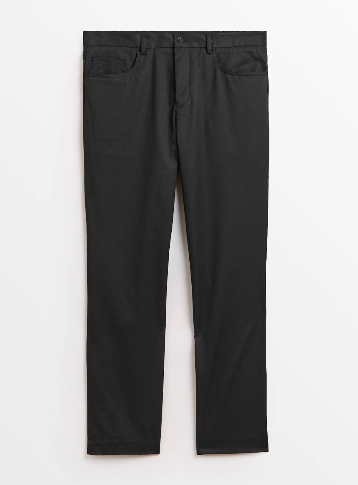 Black Smart Regular Fit Trousers  W34 L33 - Image 3