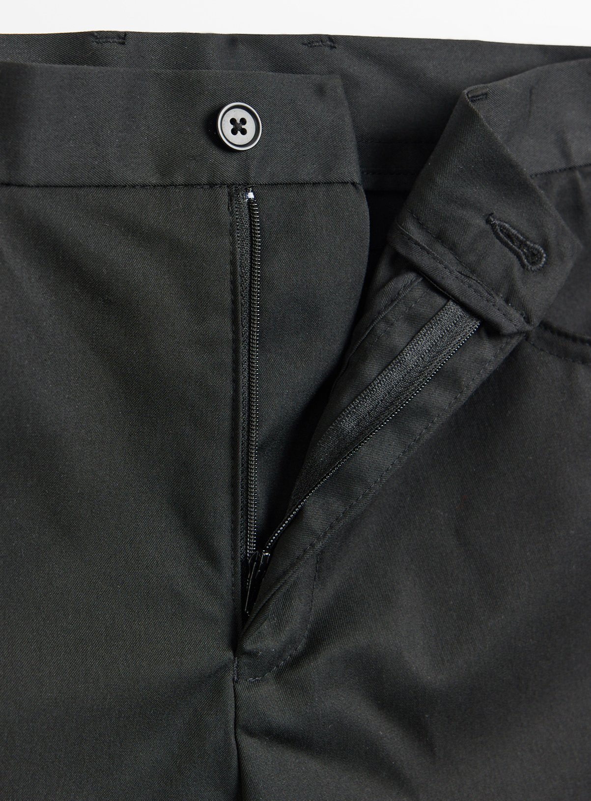 Black Smart Regular Fit Trousers  W34 L33 - Image 4 thumbnail