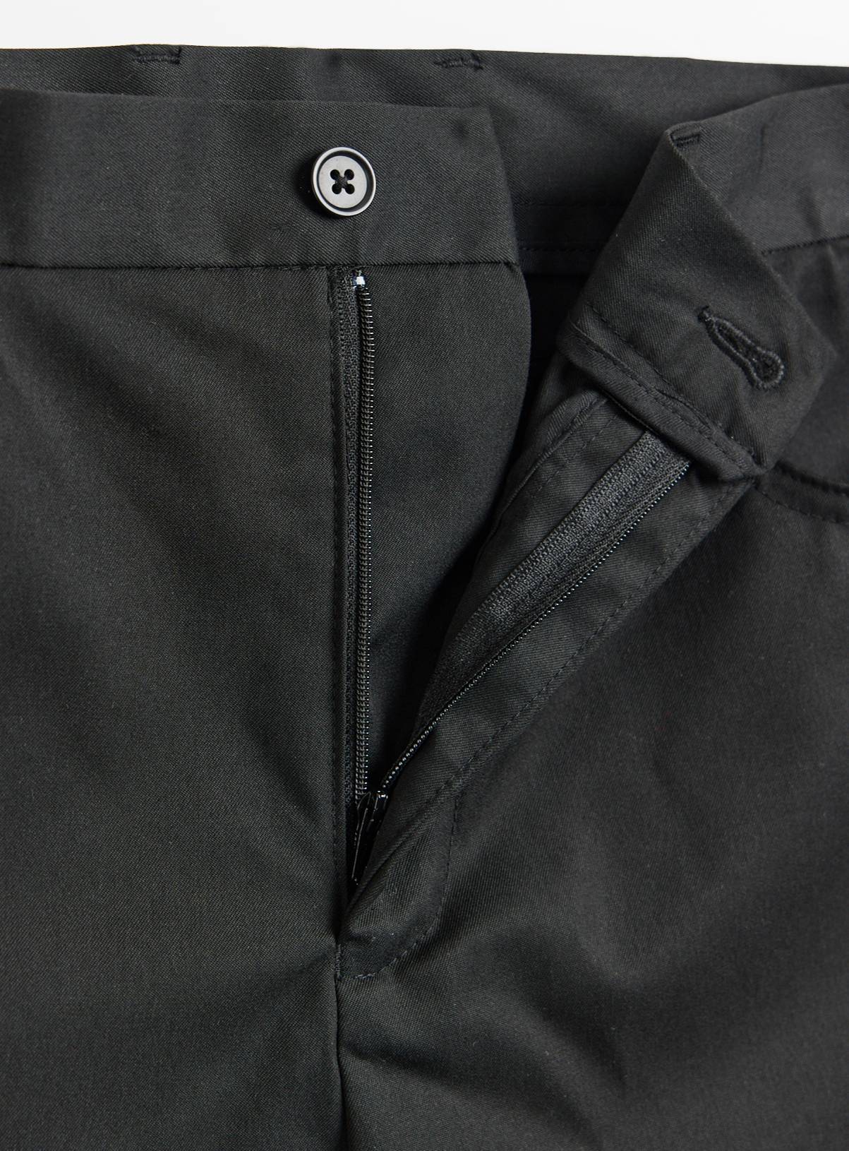 Black Smart Regular Fit Trousers  W34 L33 - Image 4