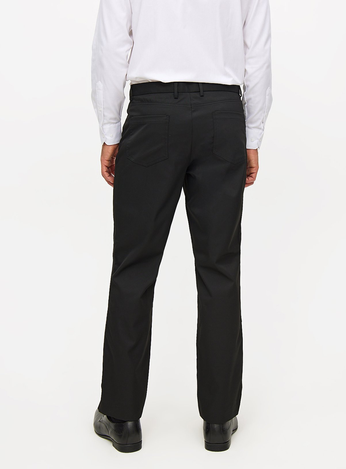 Black Smart Regular Fit Trousers  W34 L33 - Image 5 thumbnail