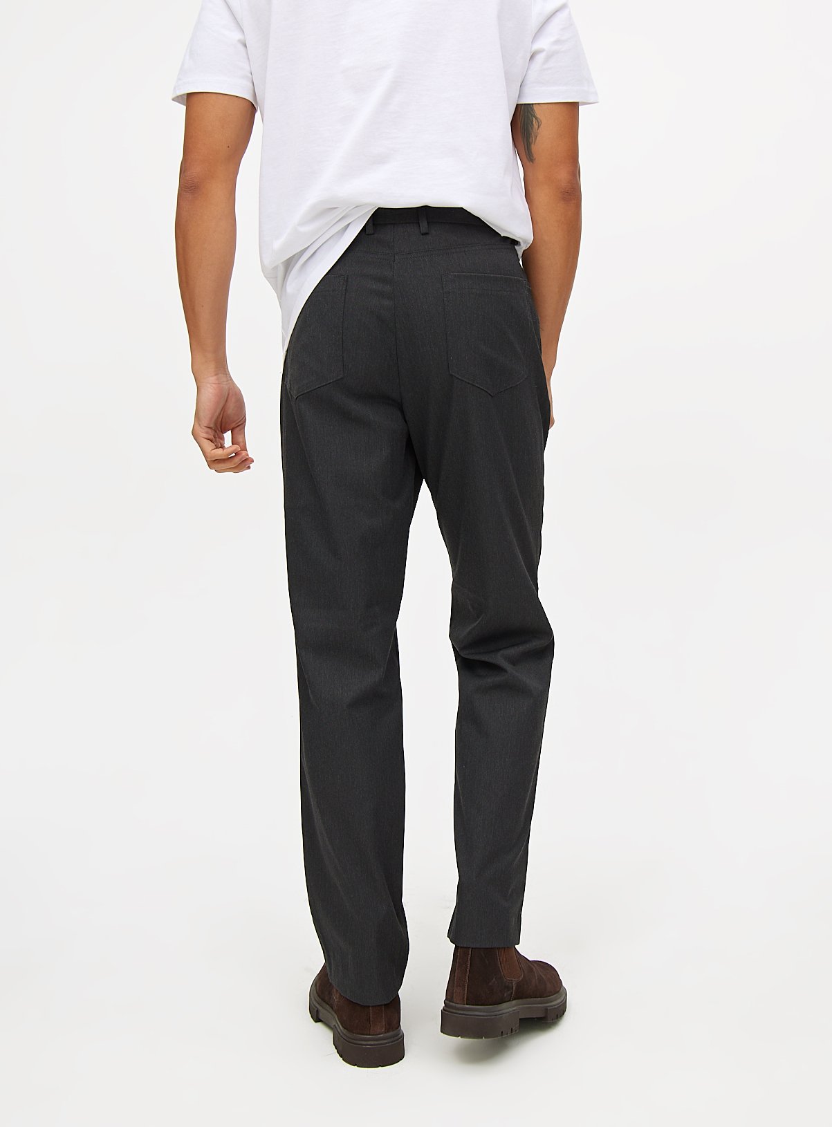 Grey Smart Regular Fit Trousers  W42 L29 - Image 5 thumbnail
