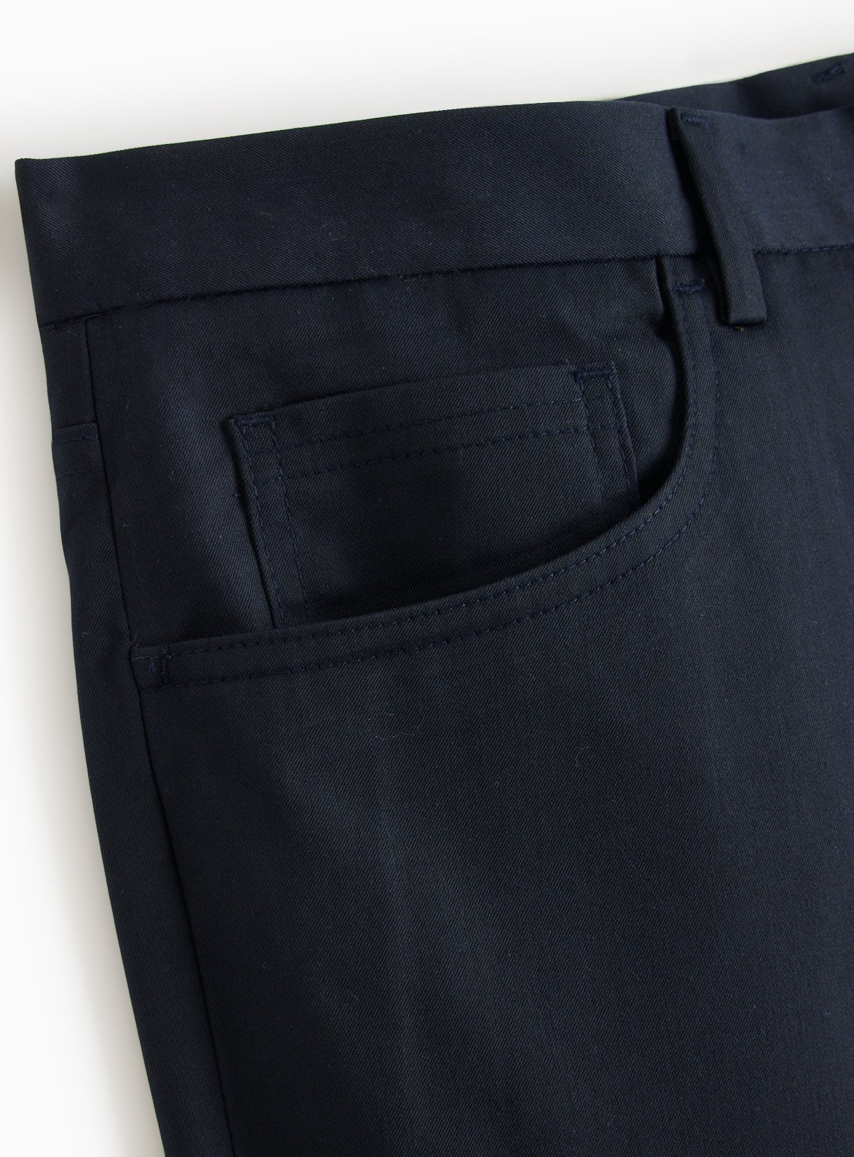 Navy Smart Regular Fit Trousers  W40 L35 - Image 4 thumbnail