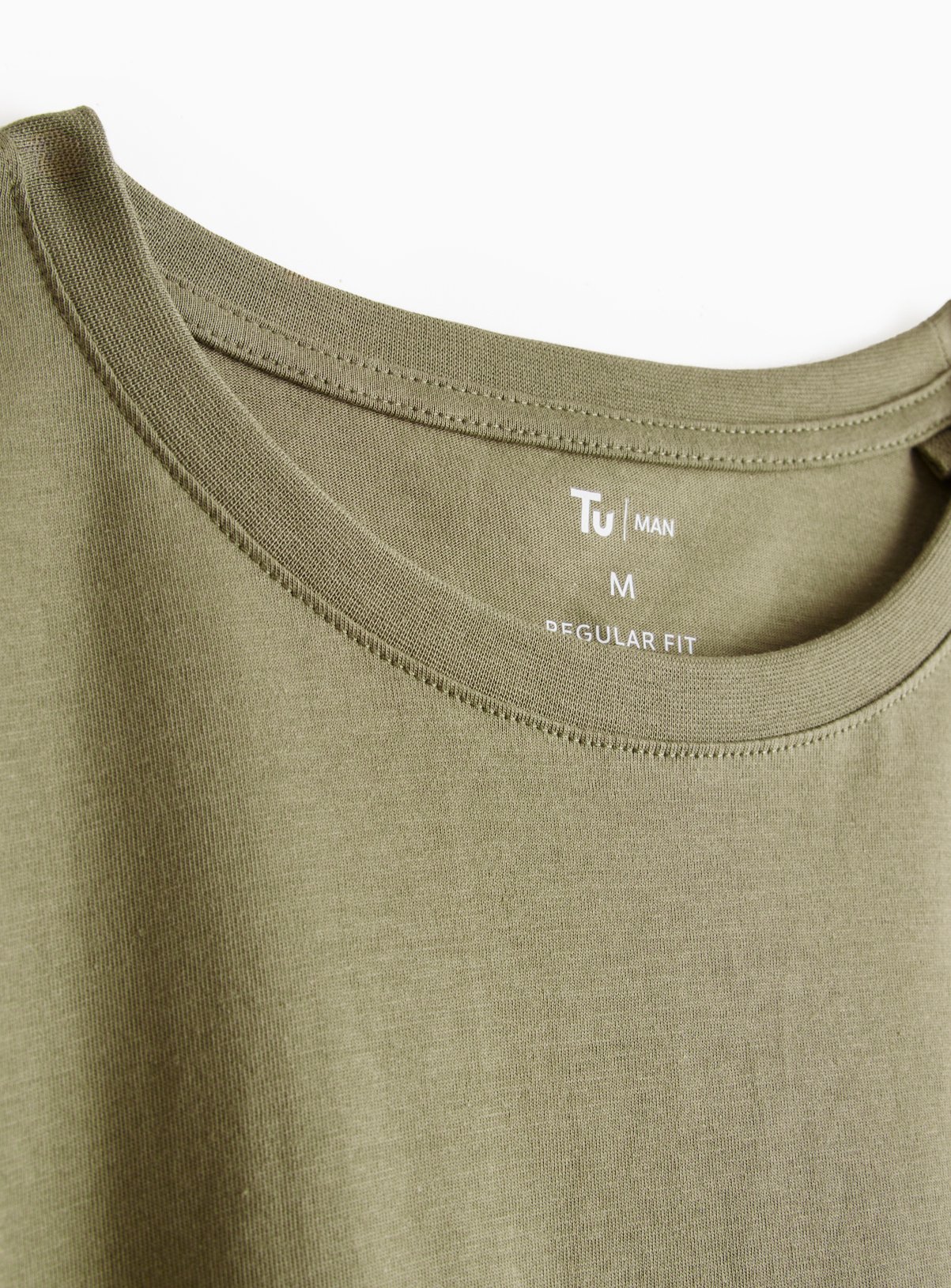 Plain Khaki Long Sleeve T-Shirt XXXL - Image 4 thumbnail