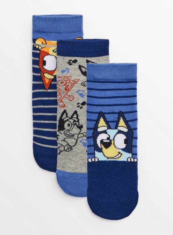 Bluey Character Socks 3 Pack 3-5.5