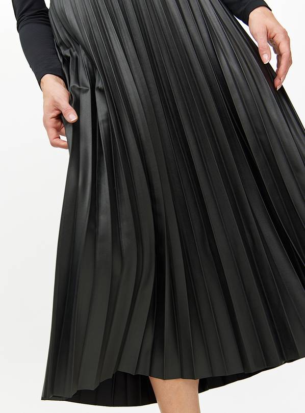 Faux leather skirt tu hotsell