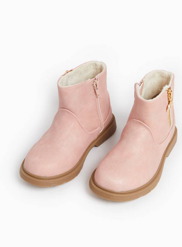 Buy Chunky Pink Chelsea Boots 10 Infant Boots and wellies Argos