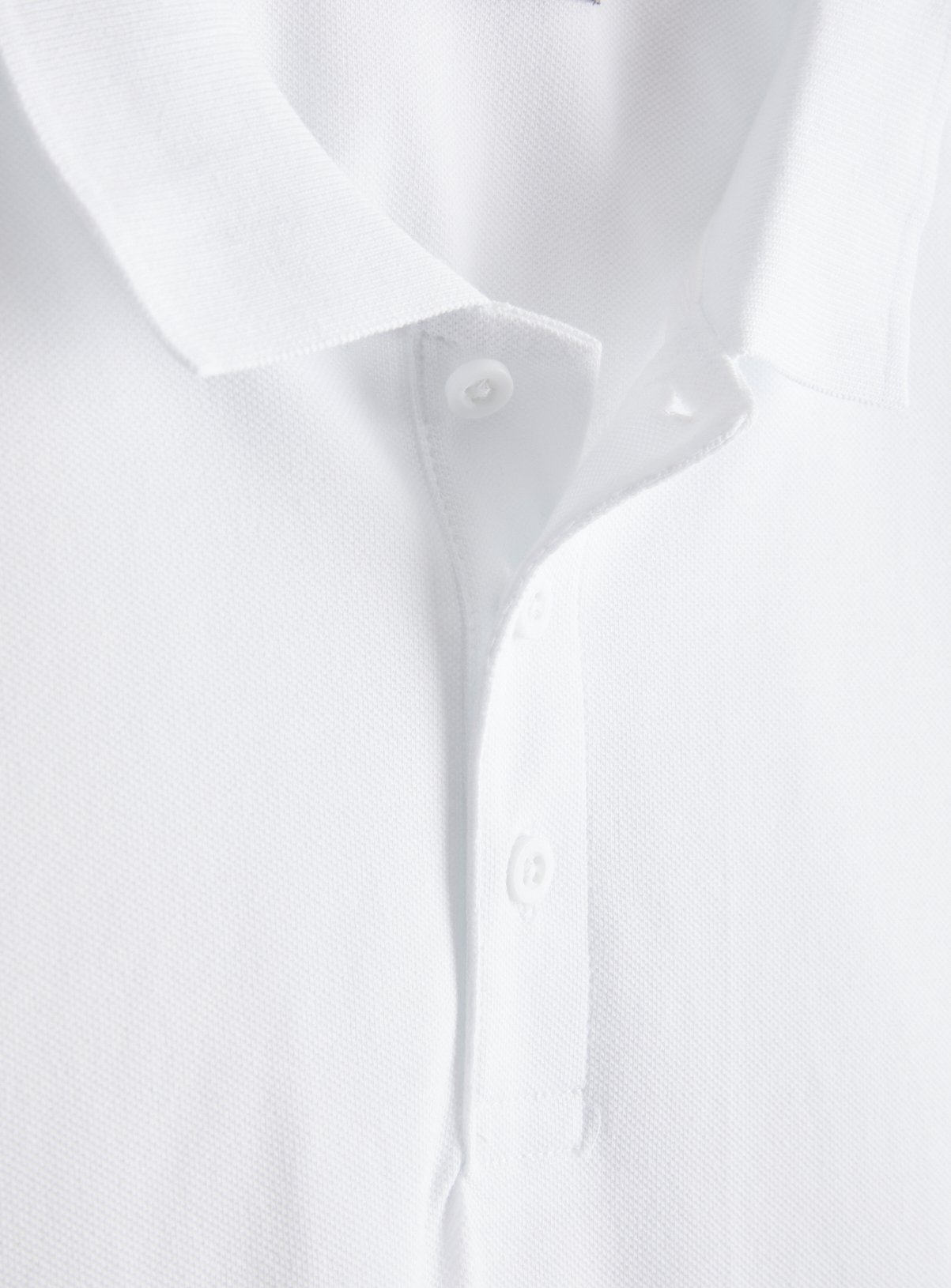 White Pique Polo Shirt 2 Pack M - Image 4 thumbnail