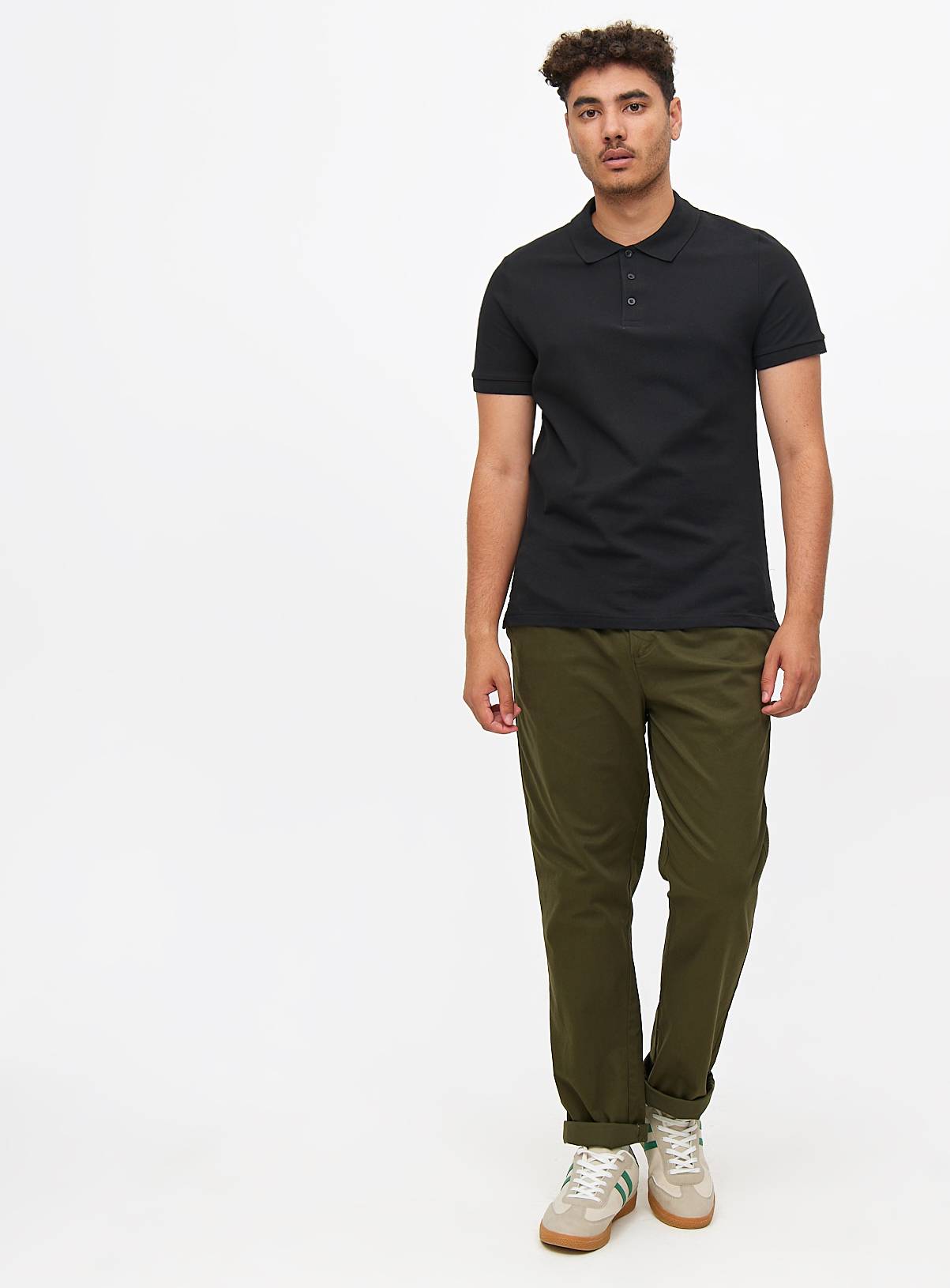 Black Pique Polo Shirt 2 Pack XXXXL - Image 3