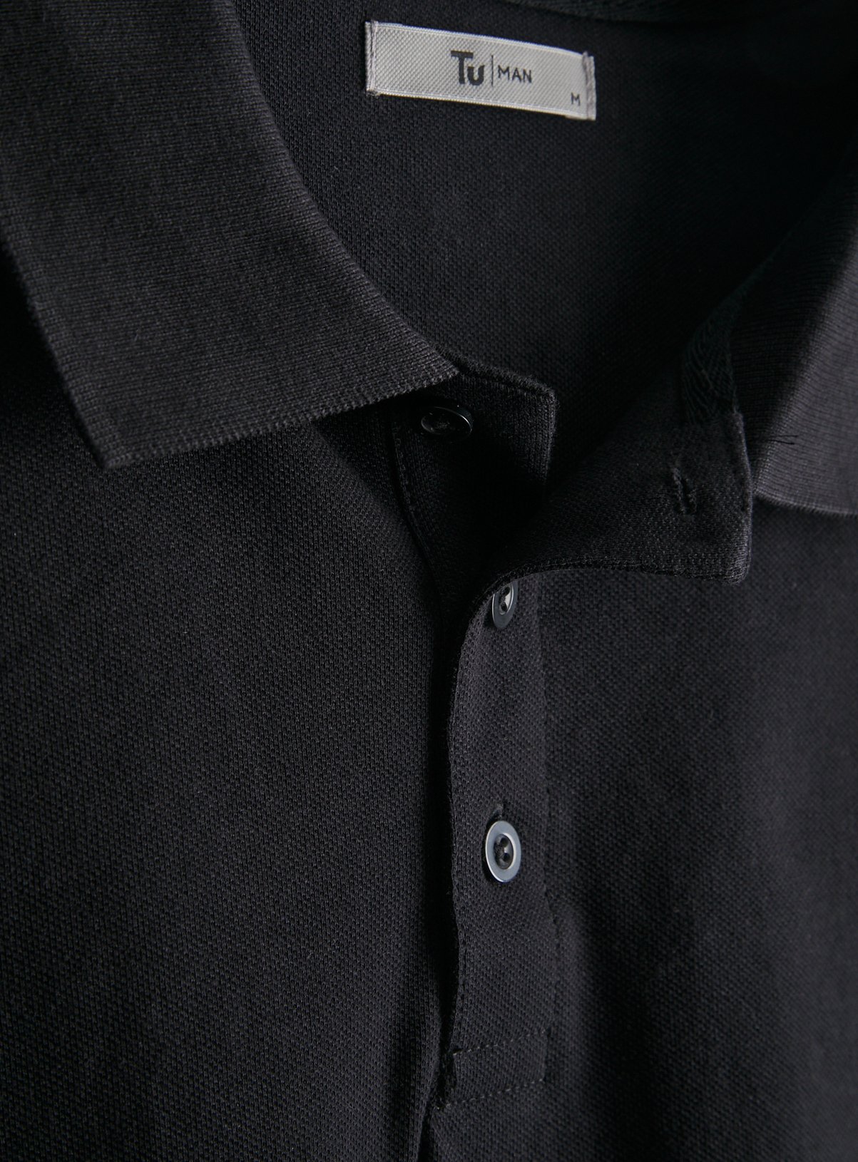 Black Pique Polo Shirt 2 Pack XXXXL - Image 4 thumbnail
