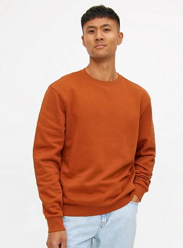 Brown Core Crew Neck Sweatshirt L