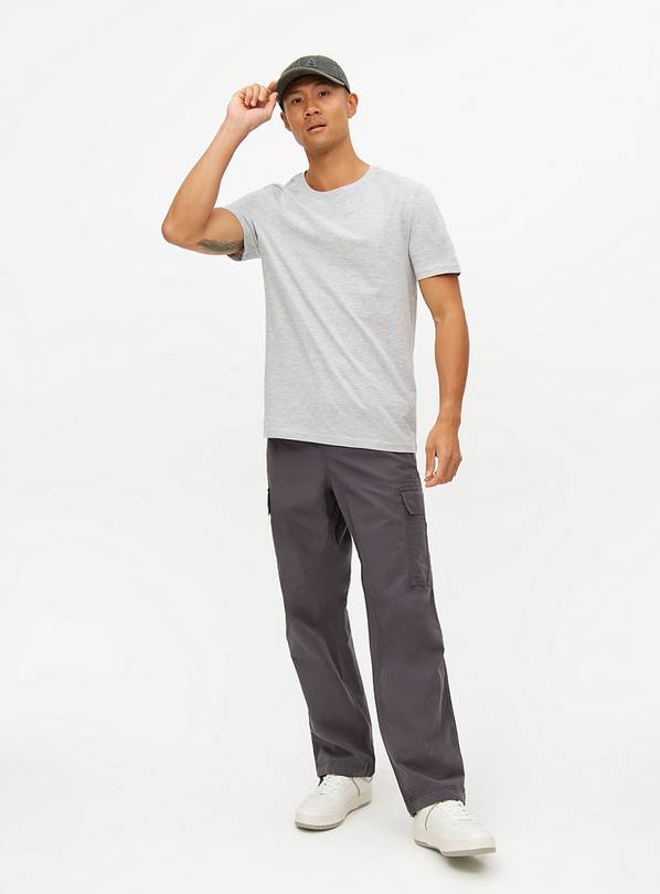 Grey Core Marl T-Shirt L