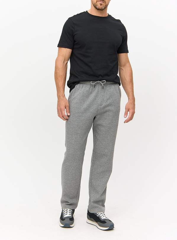 Grey Straight Leg Joggers  L