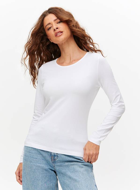 Modal White Long Sleeve Top 10