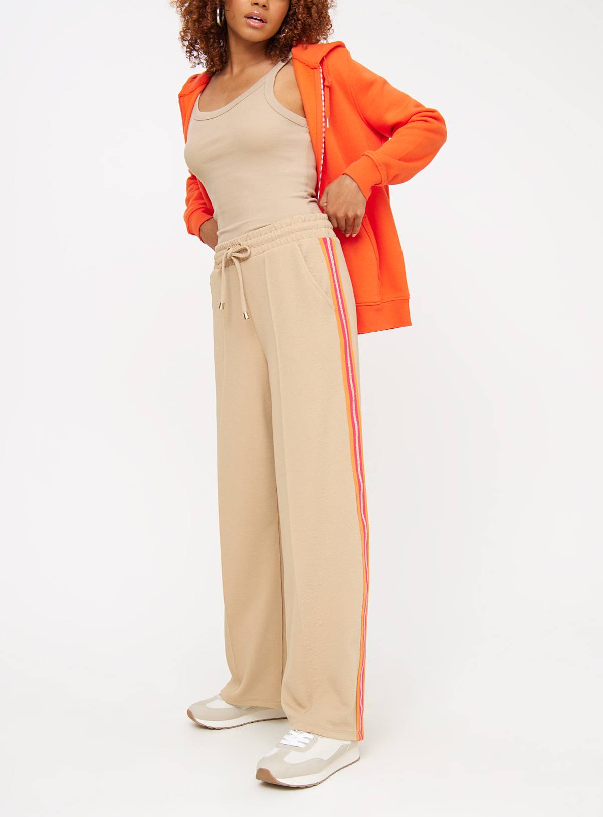 Stone Side Stripe Joggers 18 - Image 1