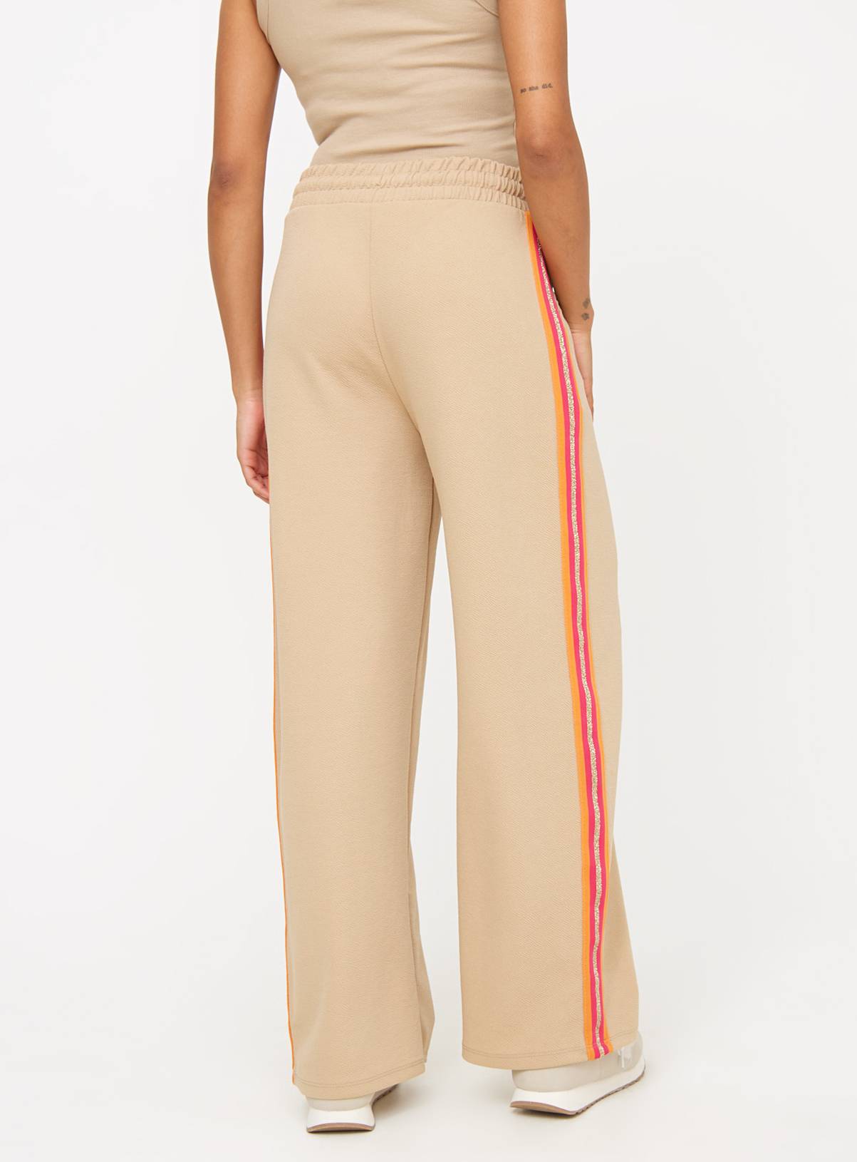 Stone Side Stripe Joggers 18 - Image 4