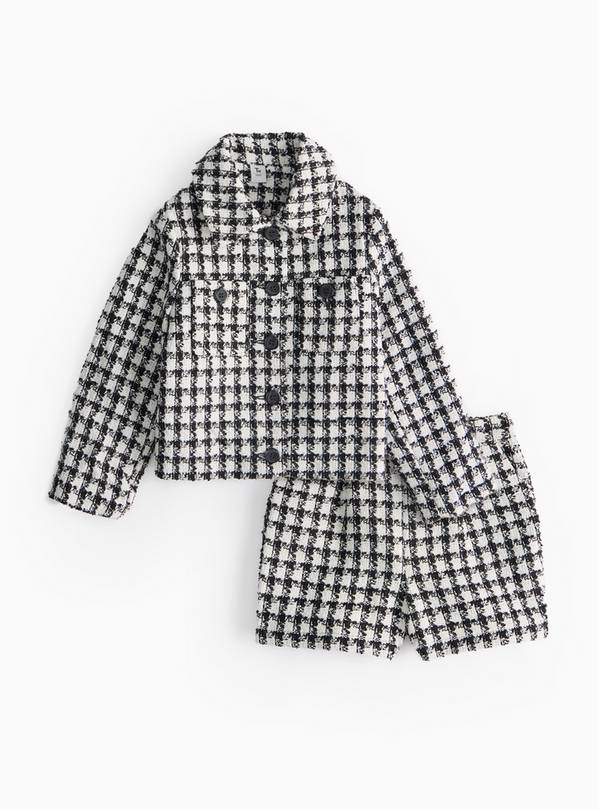 Mono Boucle Jacket & Shorts Set 5 years