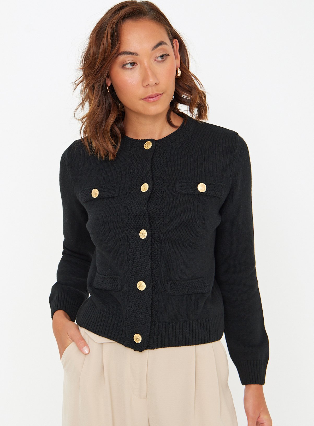 Black Classic Cardigan 10 - Image 1 thumbnail