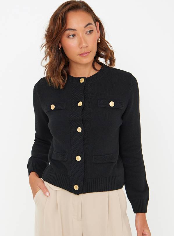 Black Classic Cardigan 24