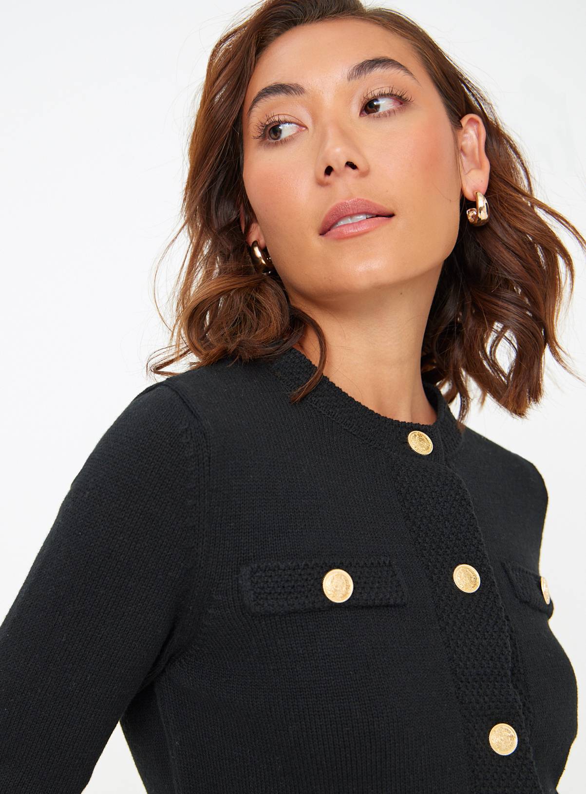 Black Classic Cardigan 10 - Image 3