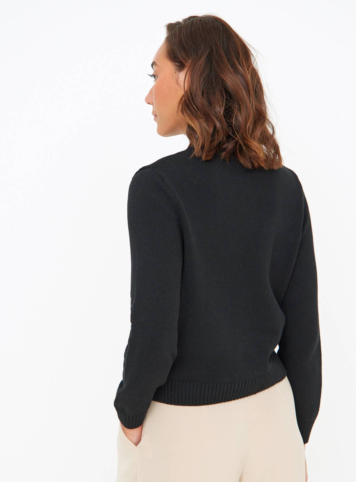 Black Classic Cardigan 10 - Image 4