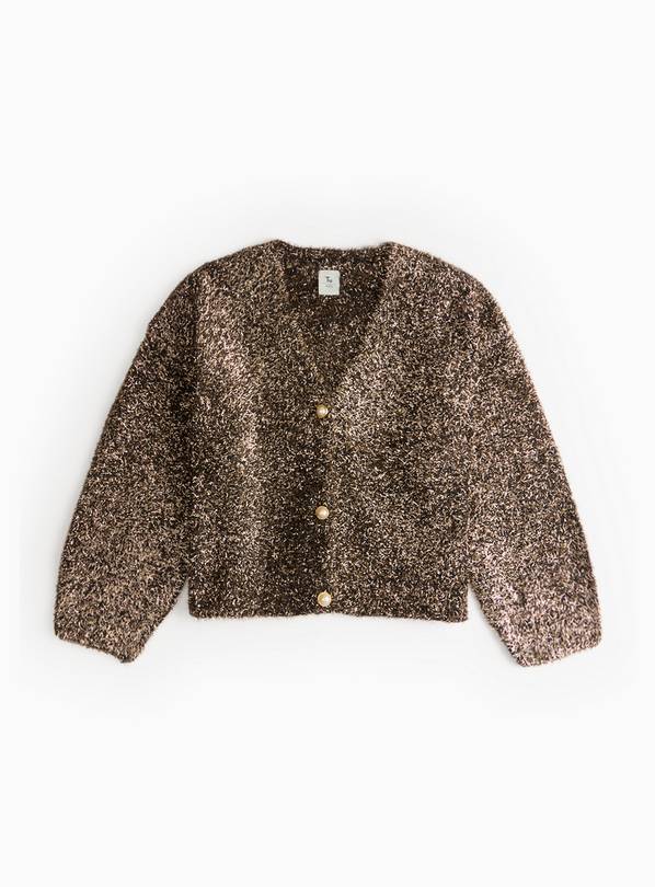 Tinsel Gold Knitted Cardigan 9 years